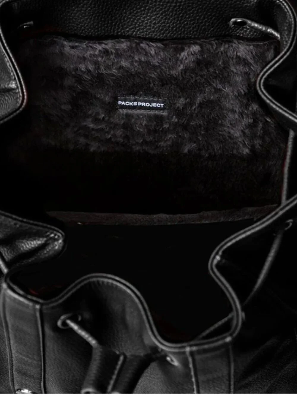 Packs Travel Black and Gold Vegan Leather Camden Backpack (Originally $140)